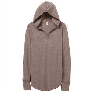 Alternative Apparel L/S Pullover Hoodie Eco Brown